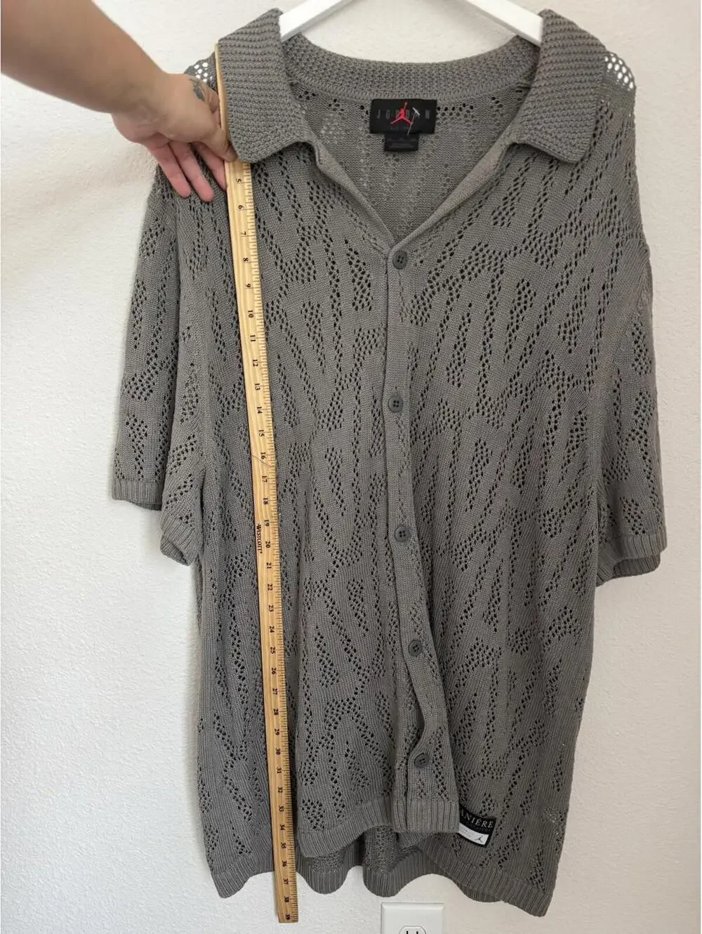 A Ma Maniére x Jordan Men’s‎ Size XXL Shooting Shirt Knit Top Flat Pewter